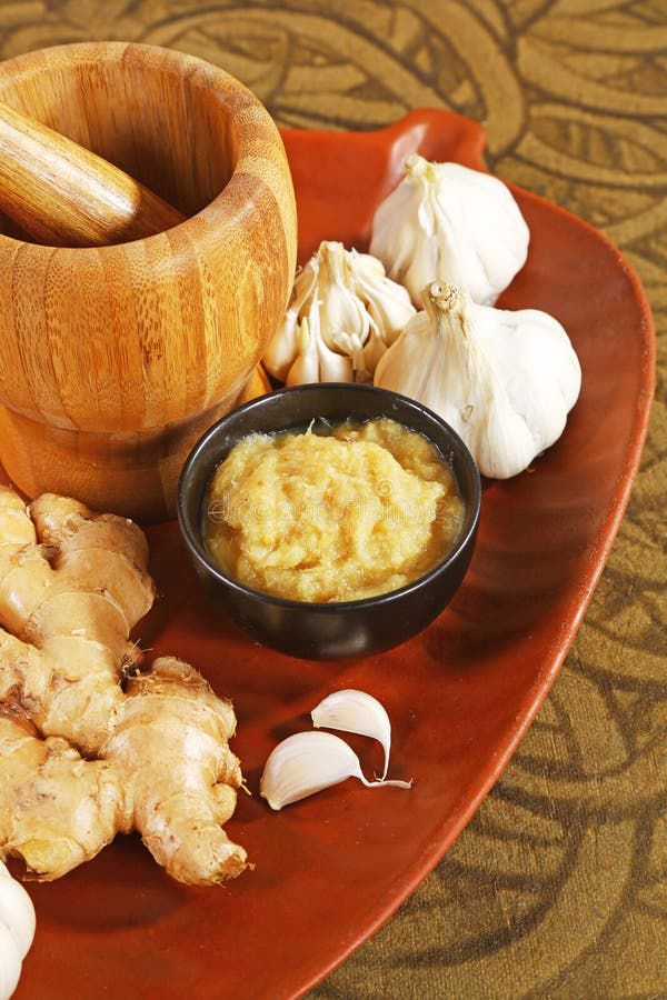 Fresh ginger garlic paste ingredients