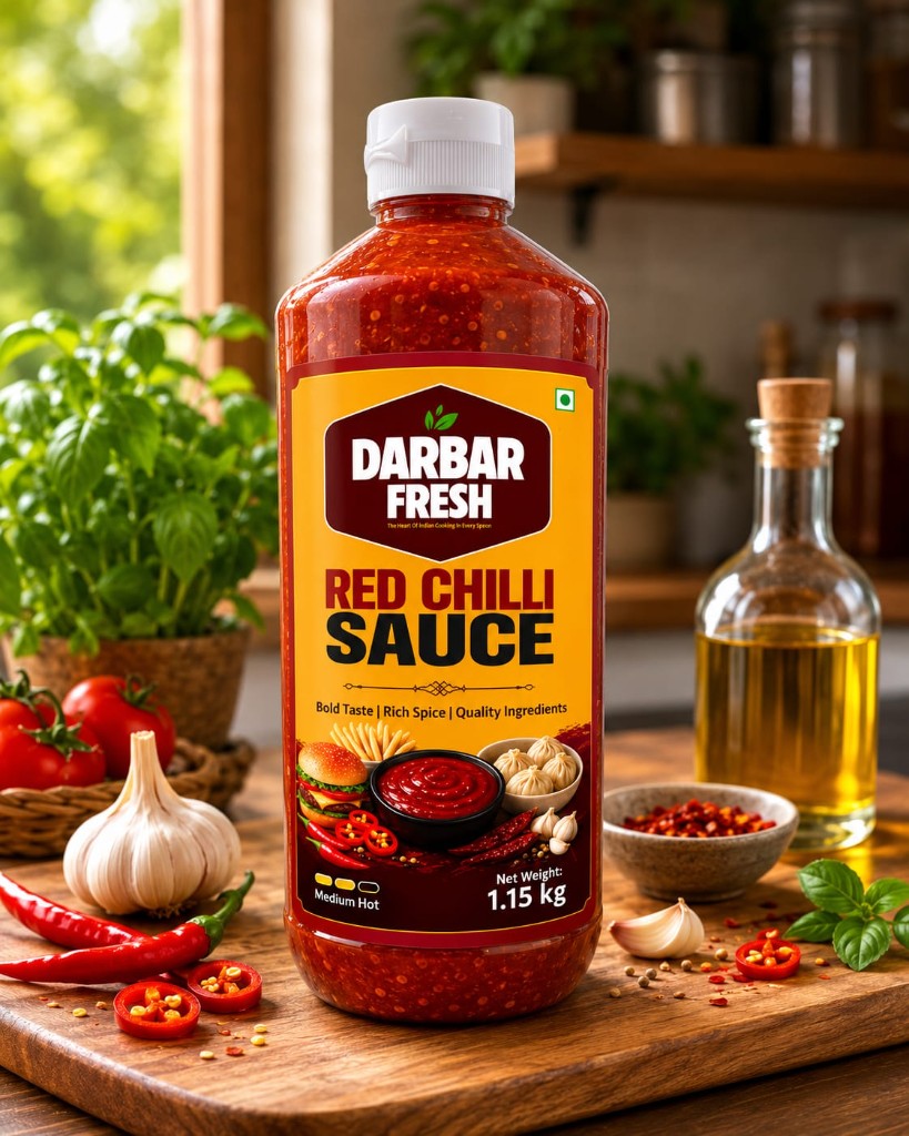 Red Chilli Sauce — Front view