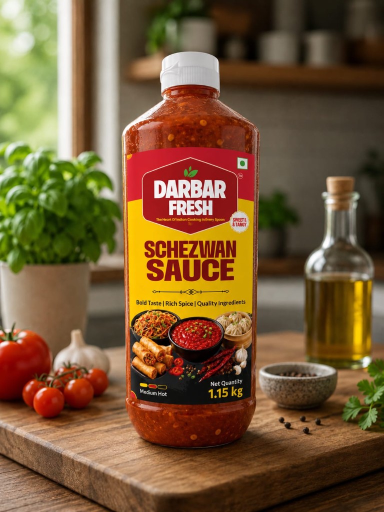 Schezwan Sauce — Front view